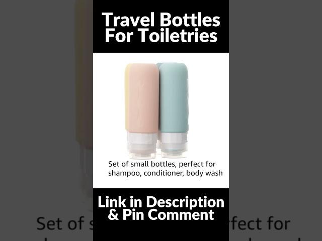 Gemice Travel Bottles for Toiletries - Leak Proof Travel Bottles