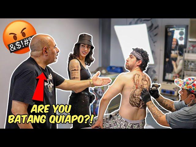 We Got REAL TATTOO Prank on Our ARAB DAD!  (Nasampal Kame!) 