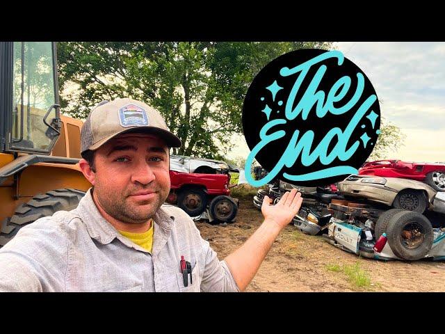 My LAST Day at the Junkyard! (Plus Touring some ABANDONED Old Cars & Trucks on a Farm)