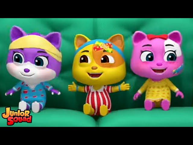 Пять маленьких котят прыгать на кровати малыш песенки и потешки от Kids Tv