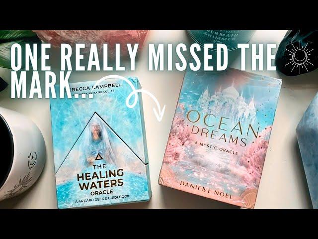 Healing Waters vs Ocean Dreams Oracle  Honest Review