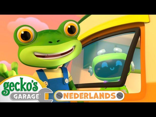 Catastrofe met een caravan | Gecko's Garage Nederlands | Vrachtwagen Cartoons Voor Kinderen