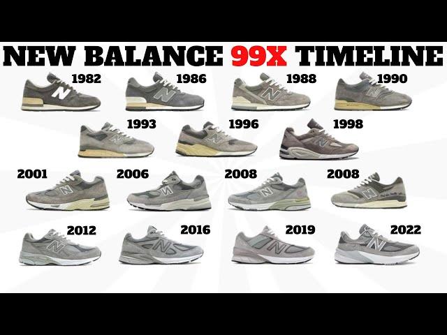 Comparing Every New Balance 990 - 999 (Timeline and History! 1982-2024)