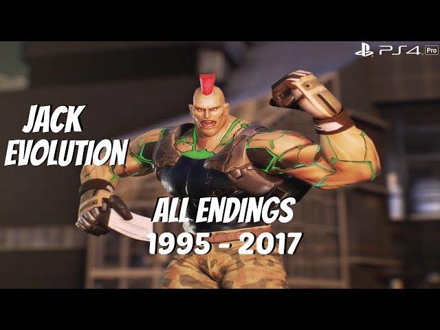 TEKKEN SERIES - All Jack Character Ending Movies 1995 - 2017 (1080p 60fps)