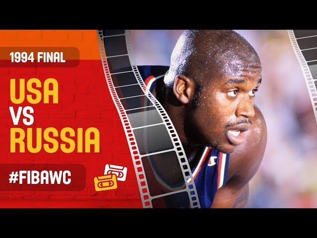 USA vs Russia | FINAL - Full Game | 1994 FIBA Basketball World Cup