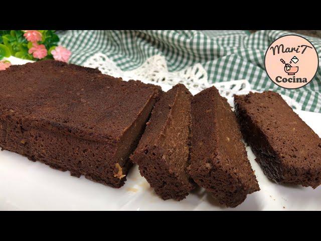 SIN HARINAS  ¡Manzana y Cacao! Sano y Delicioso, Pastel de Chocolate  Sin Azúcar  | MariTCocina