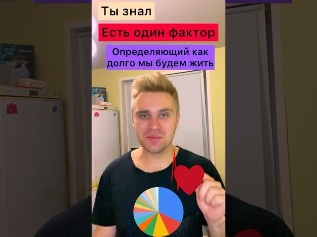 Фактор который влияет на твою продолжительность жизни! #фактор #жизнь #днк #ученый #интересно #тест