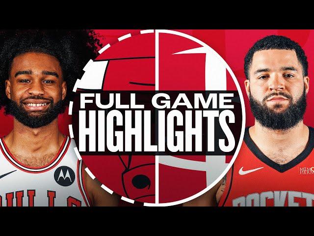BULLS at ROCKETS | FULL GAME HIGHLIGHTS | March 15, 2025