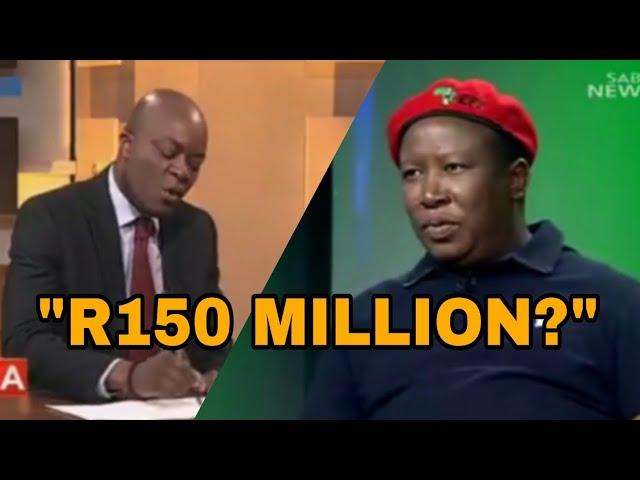 Malema Asked Tough Questions About Money