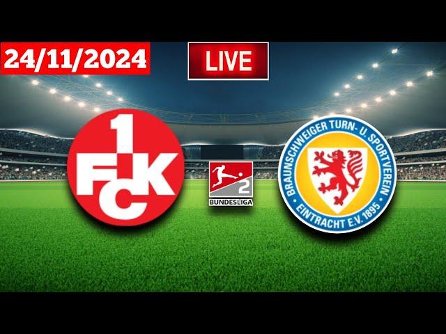 Kaiserslautern vs Eintracht Braunschweig | 2. Bundesliga  Live Match Score Today 