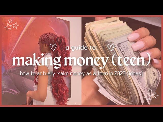 how to make money AS A TEEN in 2025  realistic + practical side hustle ideas