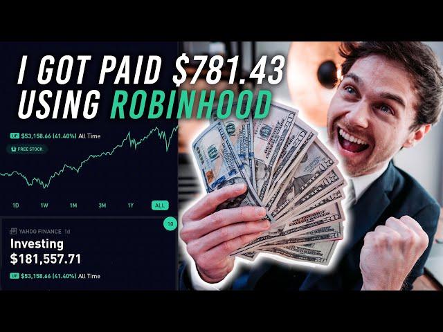 I Got PAID $781.47 with ROBINHOOD DIVIDENDS in March