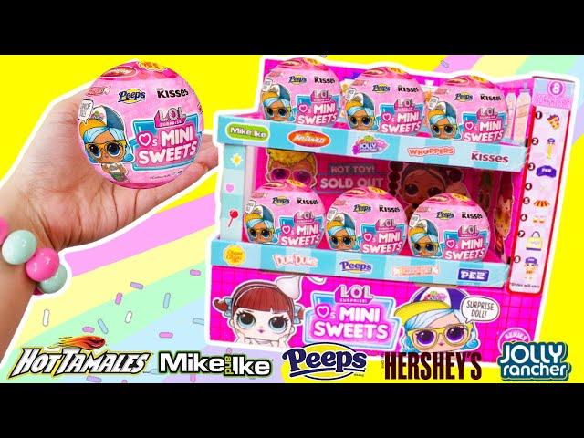 NEW! LOL Surprise Mini Sweets Smaller Balls Full Case Unboxing! Candy Brands LOL Dolls