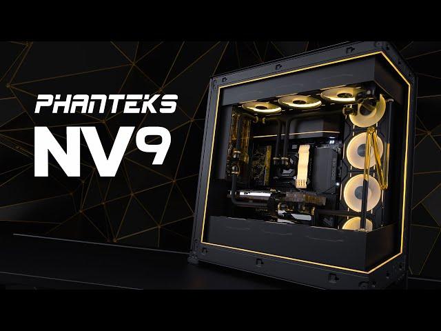 Triple-rad Phanteks NV9 Build: A Stunningly Elegant Setup!