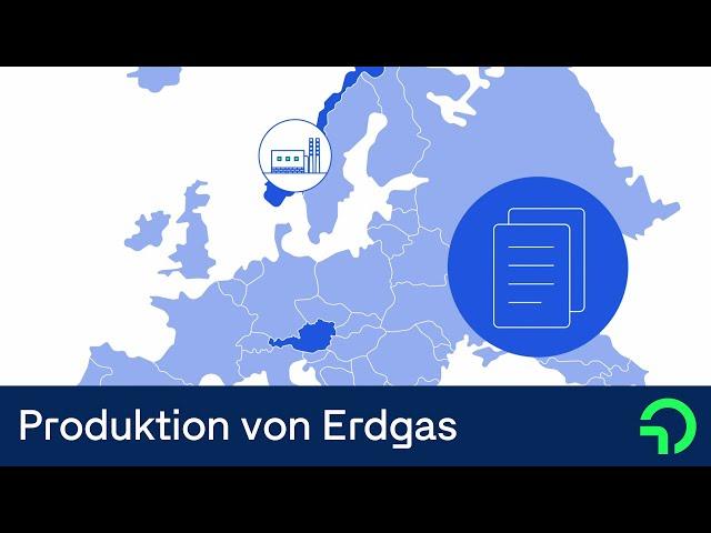 Gasversorgung in Europa: Produktion von Erdgas