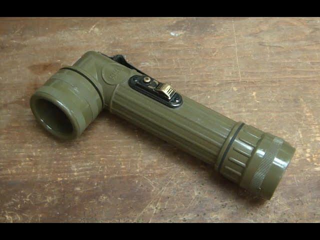 Fulton MX-991\U Military Flashlight Upgrade, Rehabilitiation, Restoration Part 1