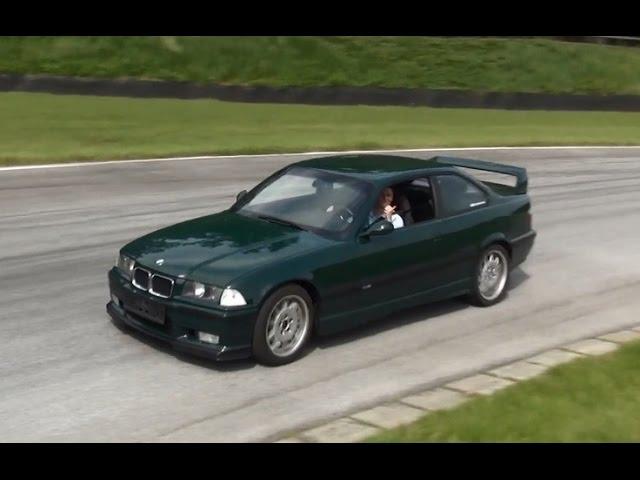 BMW E36 M3 GT Track Drift Test with Brandy Brandner