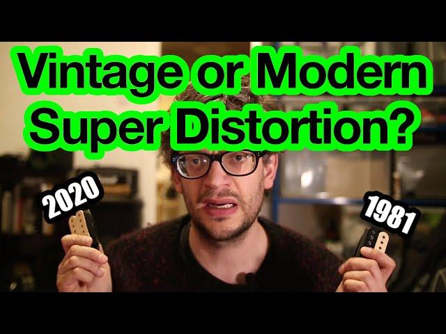 Vintage DiMarzio Super Distortion vs New DiMarzio Super Distortion