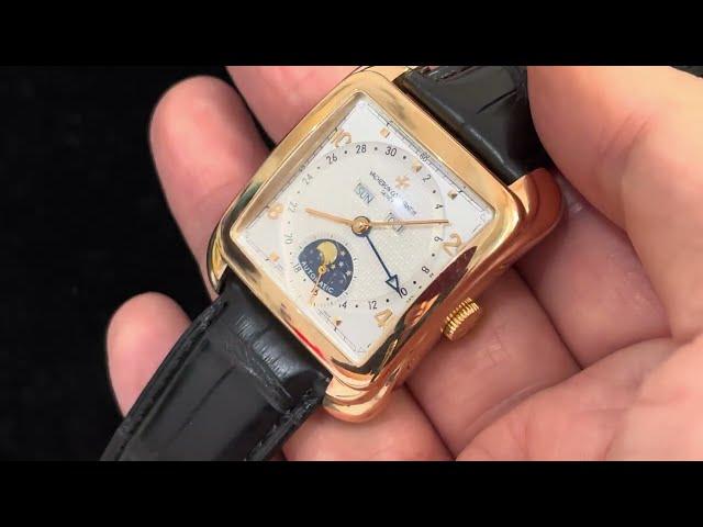 襯返近日天氣熱熔朱古力江詩丹頓歷史系列vacheron constantin toledo triple date moon phase