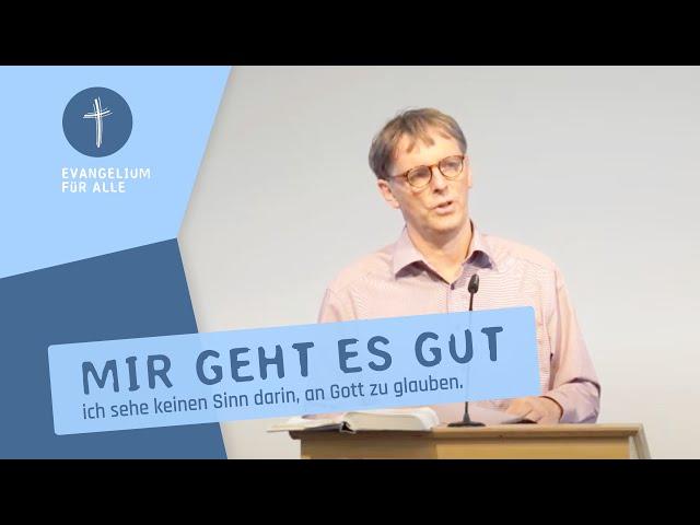 Mir geht es gut – ich sehe keinen Sinn darin, an Gott zu glauben | AmPuls | Thomas Powilleit