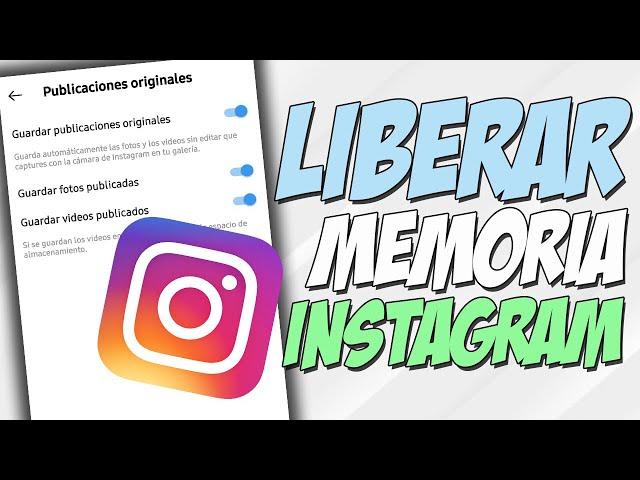 ALMACENAMIENTO LLENO??  //  COMO LIBERAR MEMORIA DE INSTAGRAM