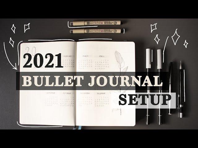 2021 Bullet Journal Setup | Simple + Minimalistic