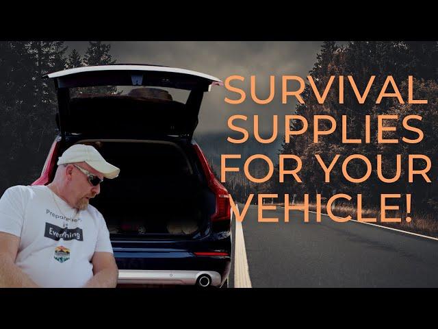 Emergency kits and survival supplies for your vehicle