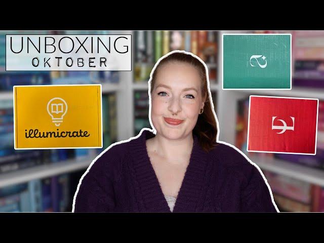 UNBOXING OKTOBER 2024 - illumicrate, afterlight & evernight | reading with Maren