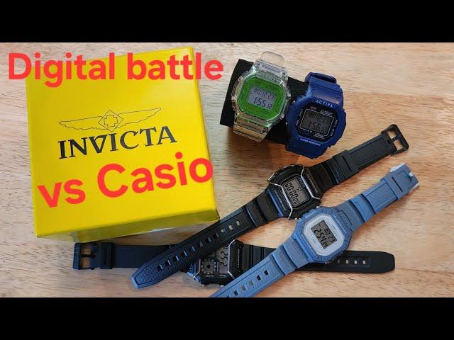 Invicta digital vs Casio digital watches ⌚️