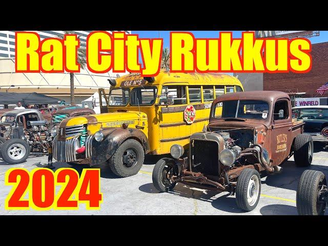 Rat City Rukkus 2024 Car Show At The Strat In Las Vegas - Rat Rods