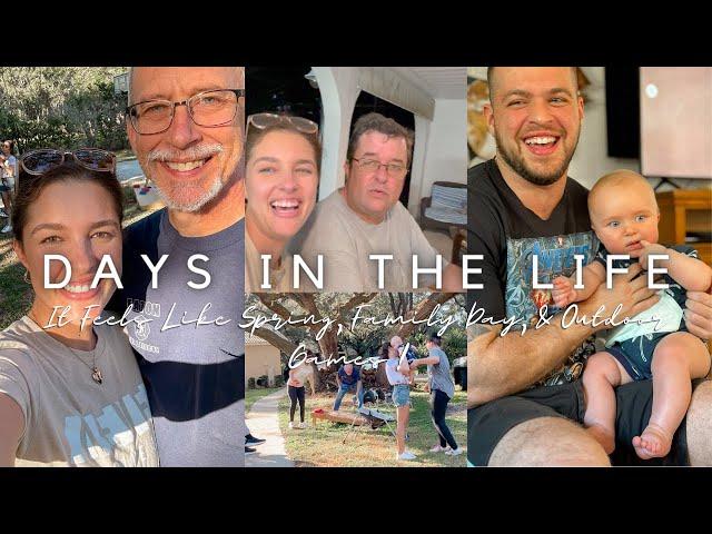 VLOG | Feels Like Spring, Family Day, & Outdoor Games