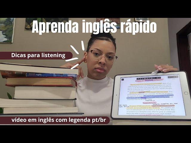 Como APRENDER INGLÊS SOZINHO DE GRAÇA | listening (em inglês com legenda br/pt)