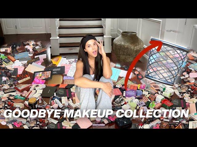 THROWING AWAY MY MAKEUP COLLECTION 2024... let's get rid of everything