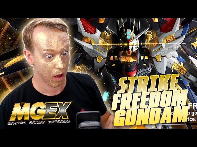 SO MUCH GOLD! - MGEX Strike Freedom Gundam Reaction & Analysis!