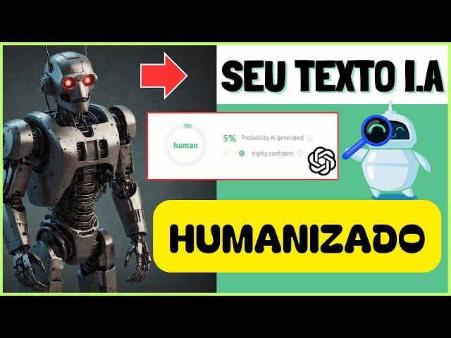 ▶️ HUMANIZE TEXTOS Escritos Por I.A e SUPERE DETECTORES Com Este MÉTODO