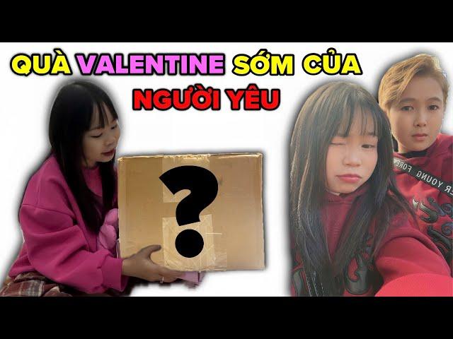 Bé Hạt Tiêu bất ngờ được nhận quà VaLenTine sớm từ Người Yêu