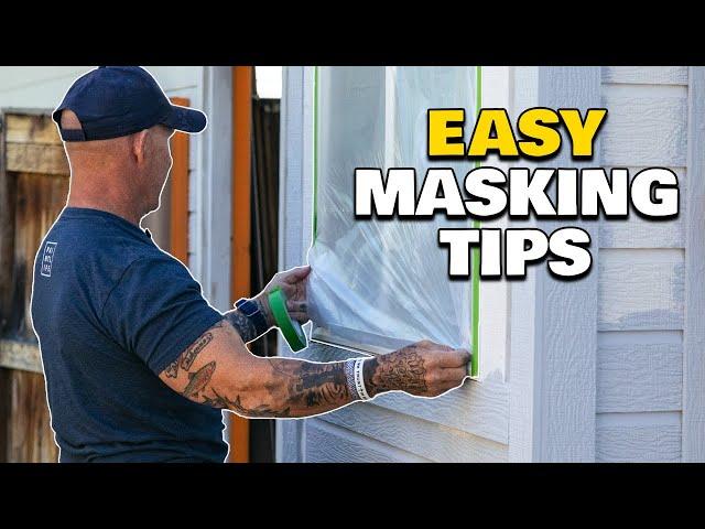 Masking Windows | Exterior Painting