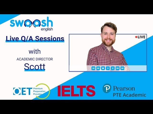 Swoosh English Live Exam Preparation Q&A Session