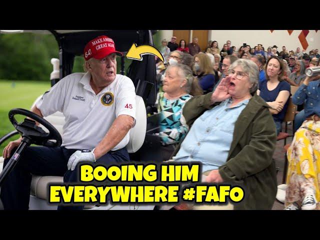 #FAFO Season Continues as Trump RUNS TO GOLF & GETS BOOED EVERYWHERE!