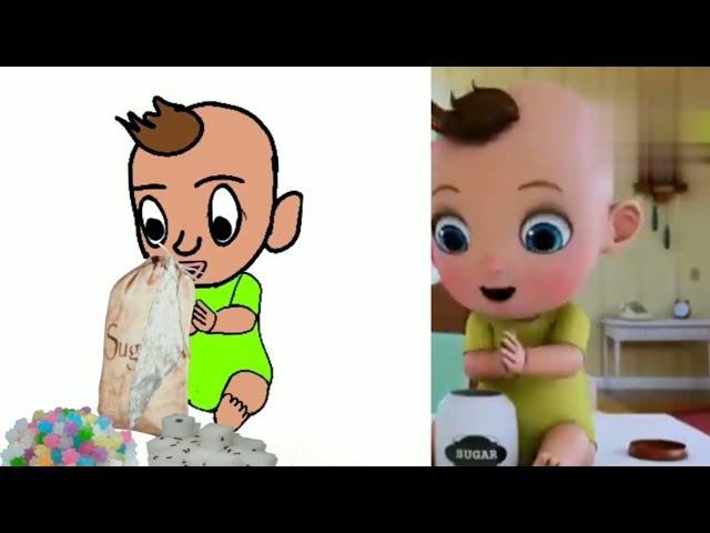 Johnny Johnny yes papa —Drawing funny memes video |crazy art,#GPR comedy meme.