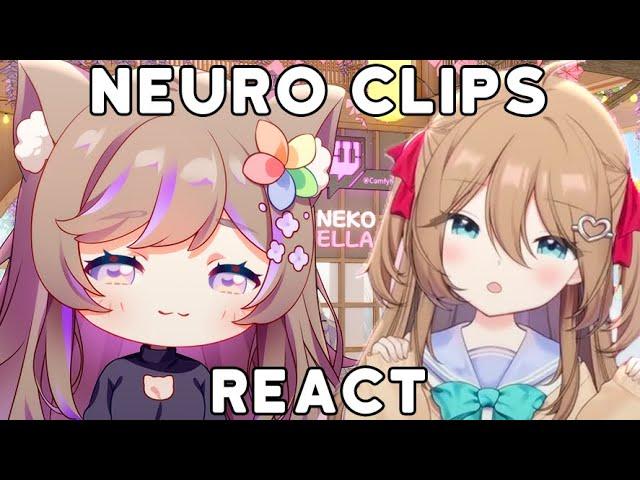 NekoElla Reacts to More NeuroSama Clips | Highlights