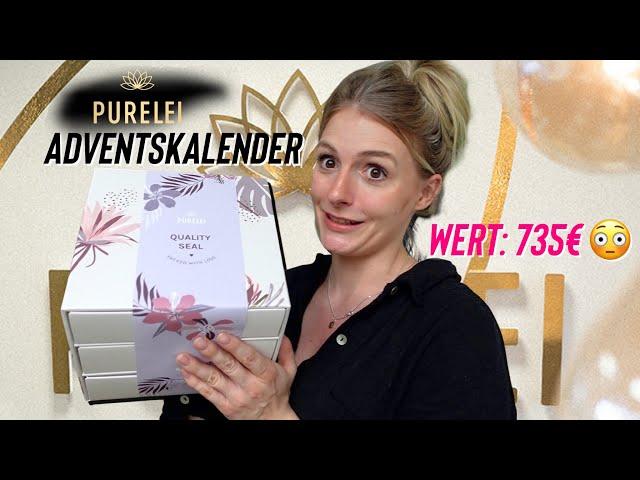735€ Warenwert  Chaotisches Adventskalender UNBOXING  -  PURELEI Adventskalender 2022 