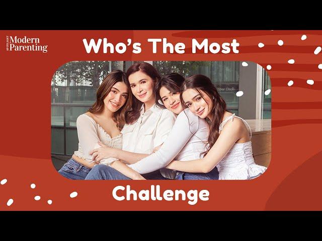 Sunshine Cruz and her kids play Who's The Most Challenge | Modern Parenting