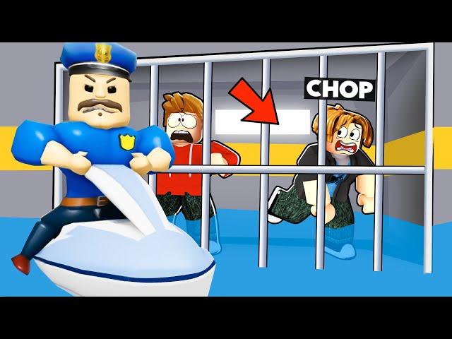 ROBLOX CHOP AND FROSTY ESCAPE WATER BARRYS PRISON