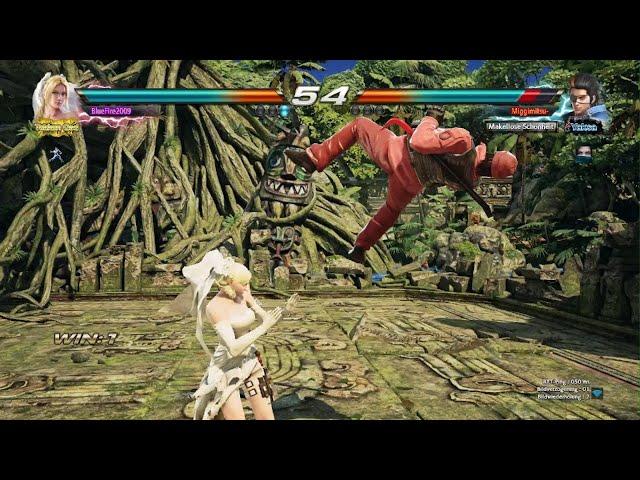 TEKKEN 7: Nina one launcher = K.O.