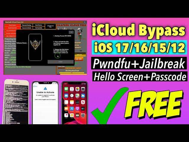 Untethered Free iCloud Bypass Ramdisk tool iOS 17/16/15/12