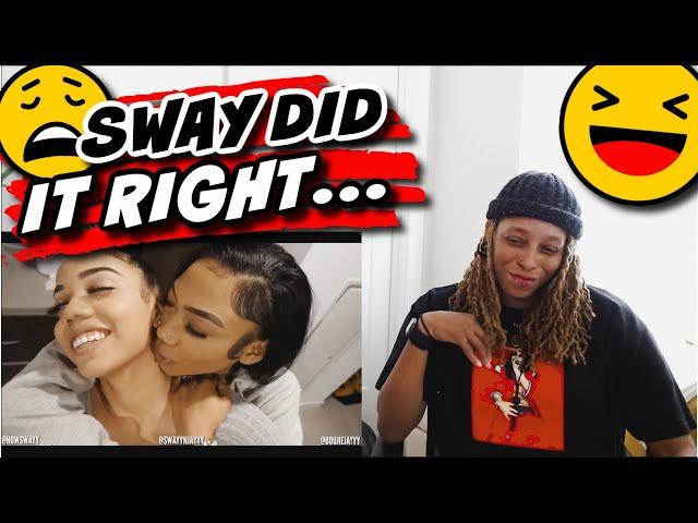 Teasing my GF to see how she reacts! | SWAYY N JAYYY | UNSOLICITED TRUTH REACTION