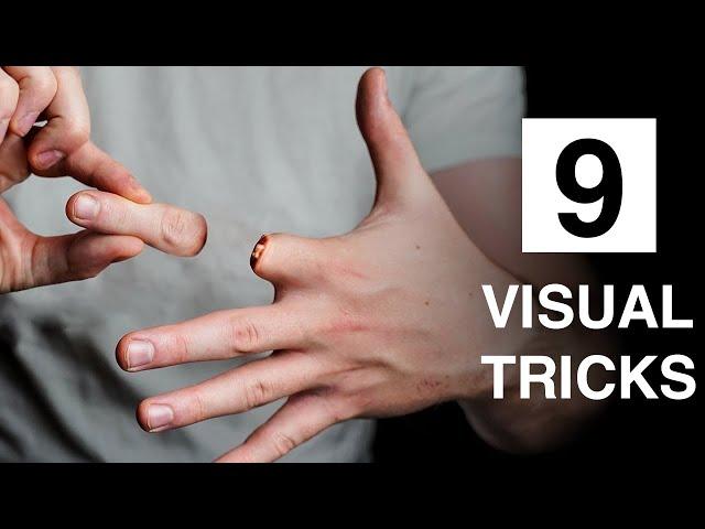 9 VISUAL Hand Tricks Anyone Can Do | Revealed