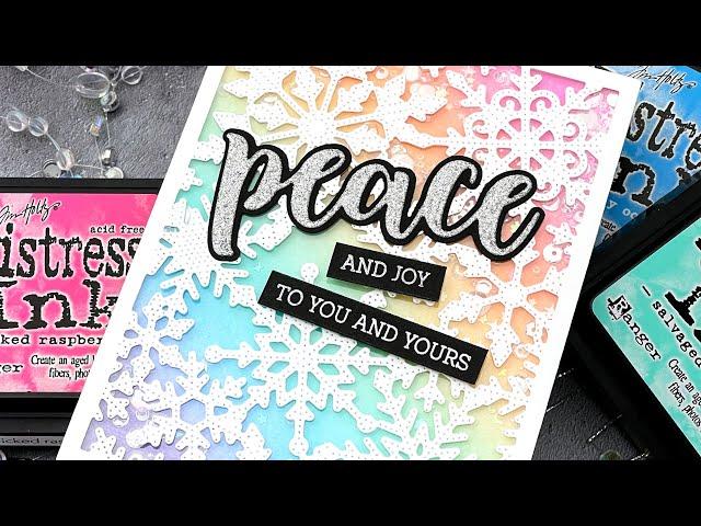 Rainbow Snowflake Shaker Card with Jessica Frost-Ballas