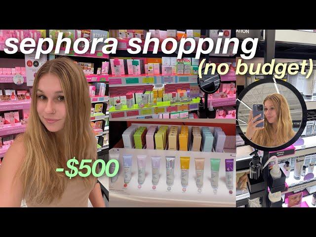 $500 SEPHORA SHOP WITH ME | sephora haul, no budget